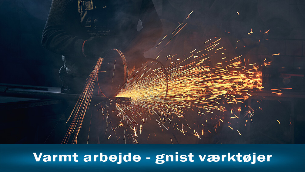 Varmt arbejde gnist gnistarbejde