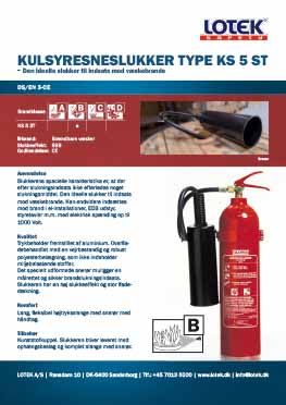 kulsyresneslukker 5kg