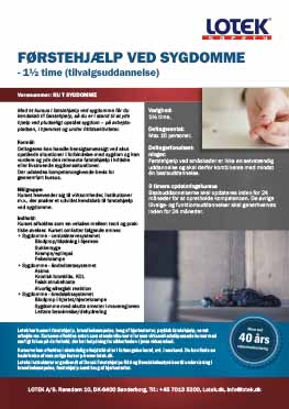 Førstehjælp ved sygdomme