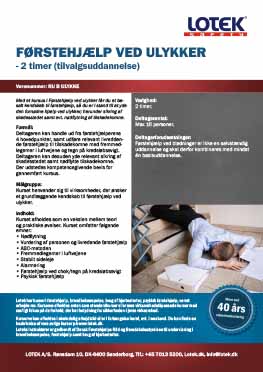 Førstehjælp ved ulykker