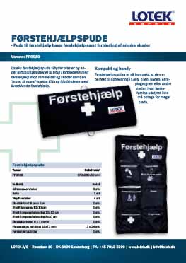 Førstehjælpspude
