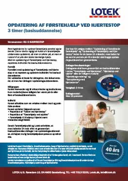 Opdatering førstehjælp ved hjertestop
