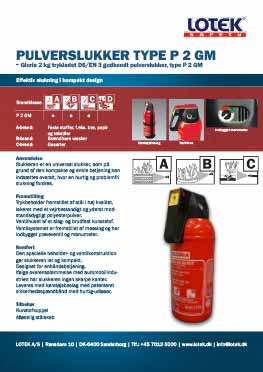 pulverslukker 2kg
