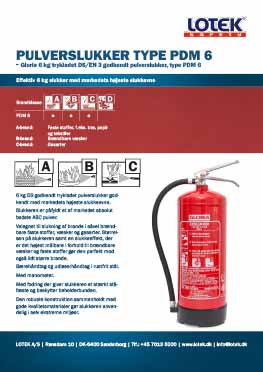 pulverslukker 6kg