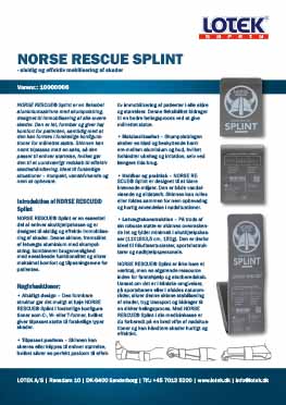 Norse rescue splint