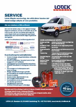 service brandslukning