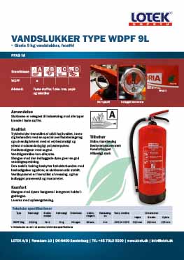 Vandslukker frostfri 9 kg