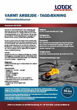 varmt arbejde tag