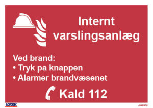 "Internt varslingsanlæg"